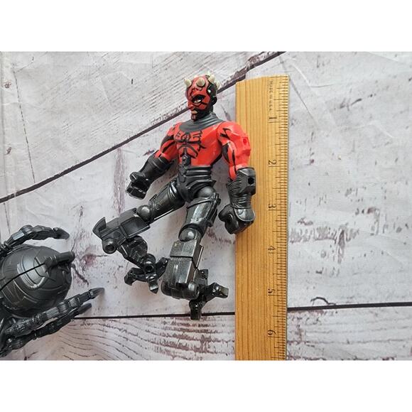 HERO MASHERS 6 INCH Star Wars Action Figure SITH DARTH MAUL TCW CLONE REBELS 6" - Picture 8 of 9
